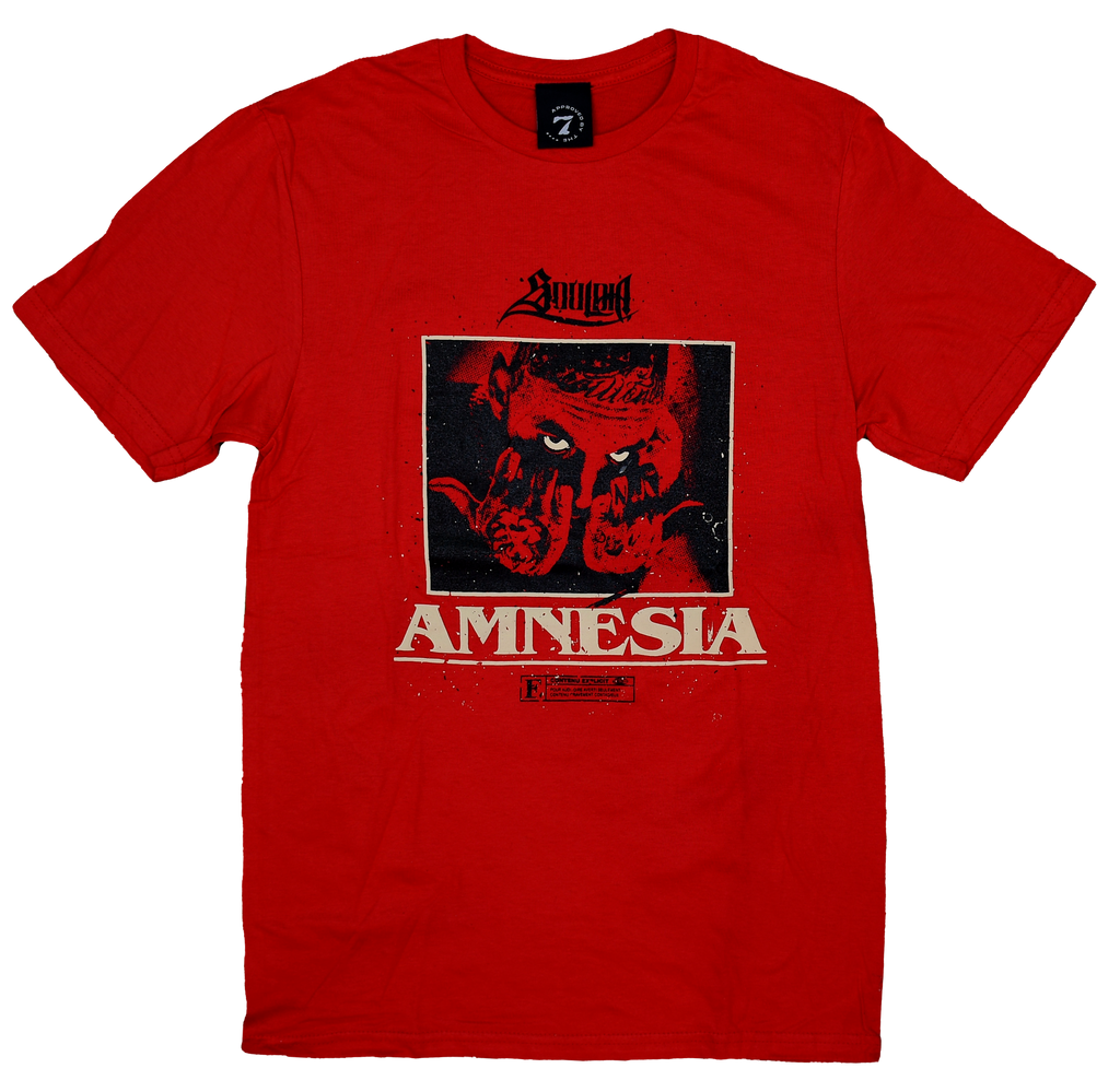 T-shirt Amnésia (rouge)