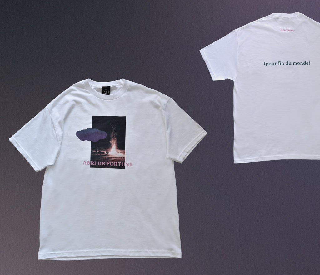 T-shirt - Abri de fortune (Blanc)