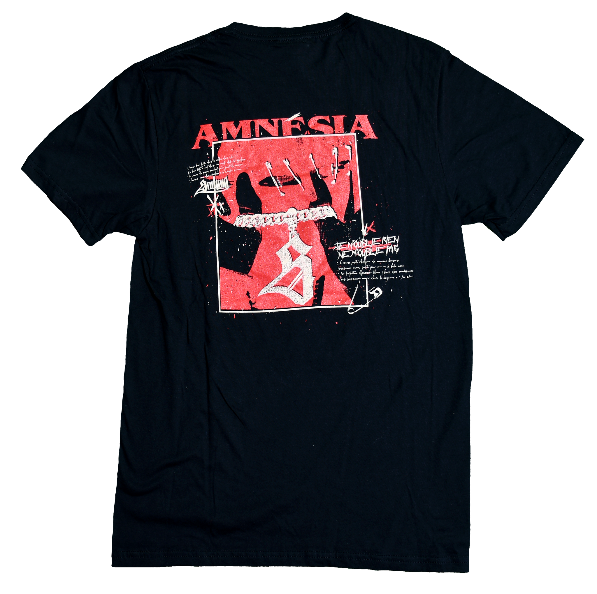 T-shirt Amnésia (noir)